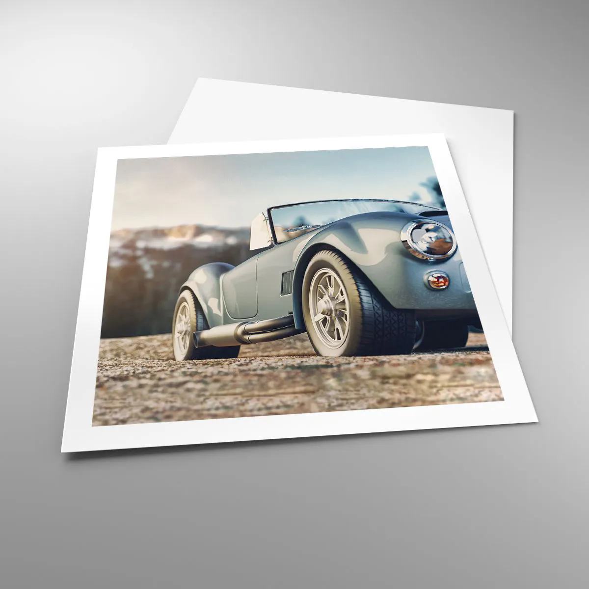 Poster - Denn Stil zählt - 60x60 cm