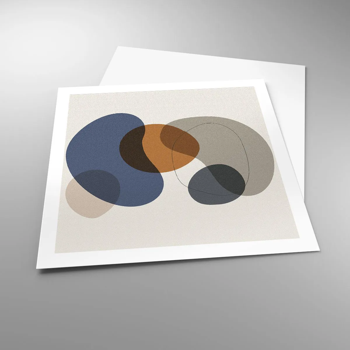 Plakát - Kapky barev - 60x60 cm