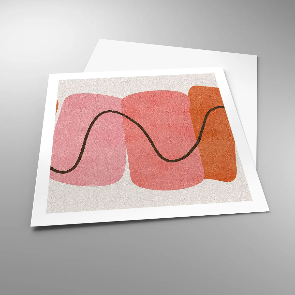 Poszter - Formák szelíd mozgása - 60x60 cm