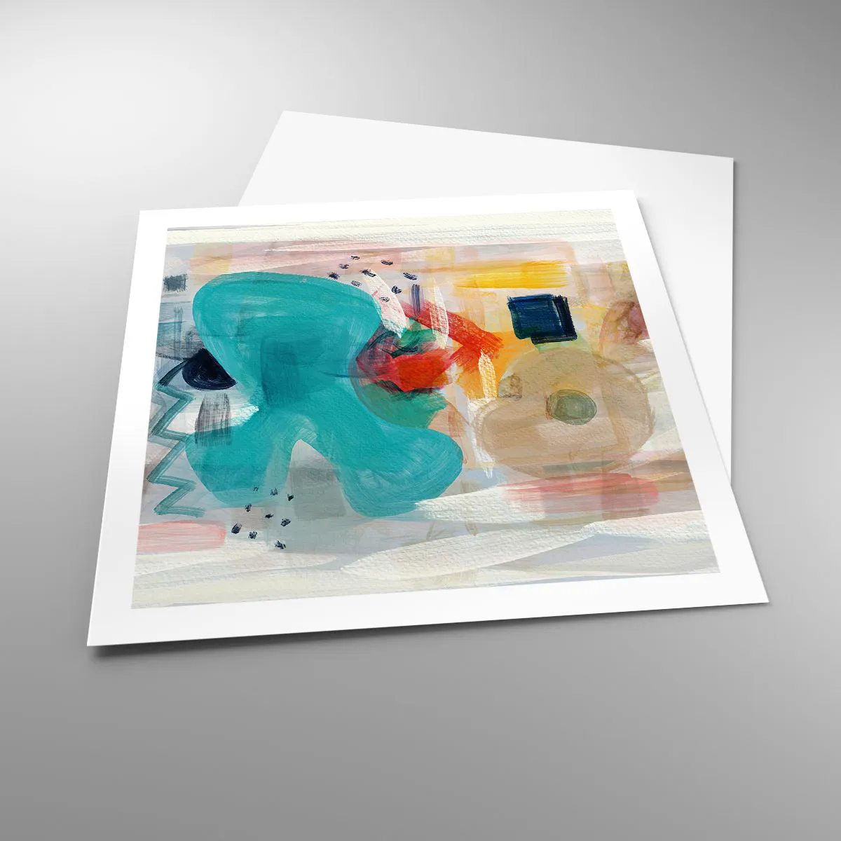 Poszter - Színes játék - 60x60 cm