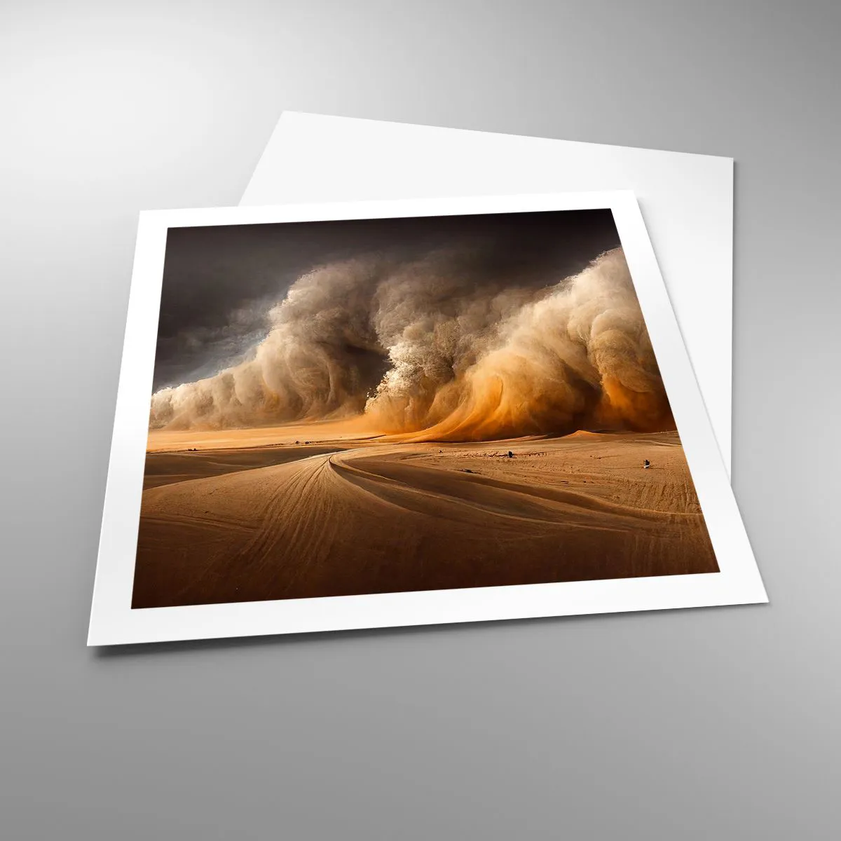 Poster - Rage of the Desert - 60x60 cm