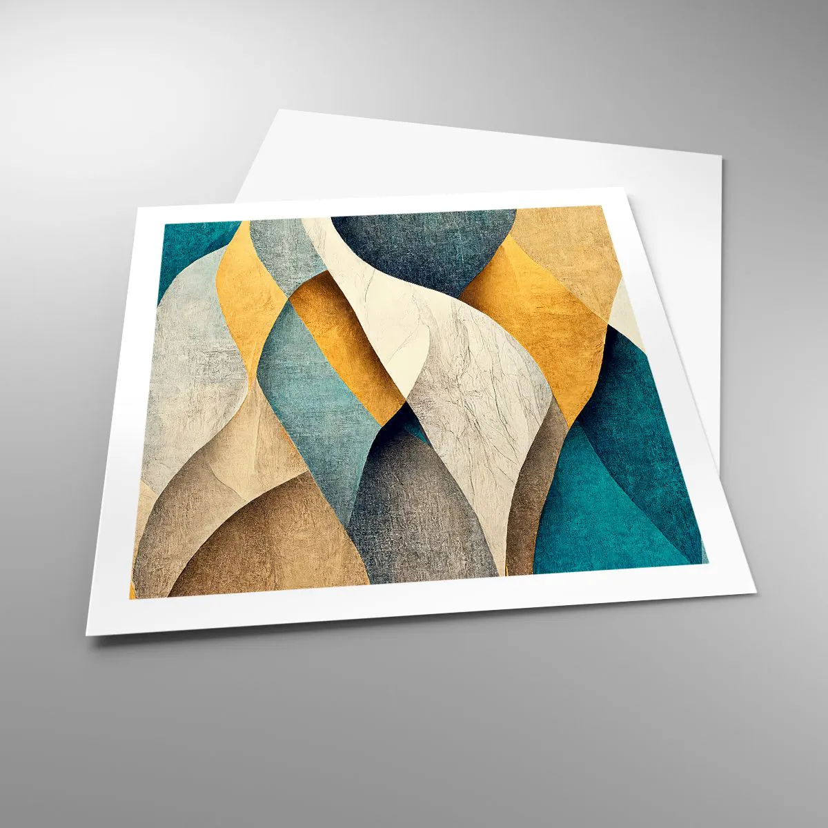 Poster - Rhythm and Undulation - 60x60 cm