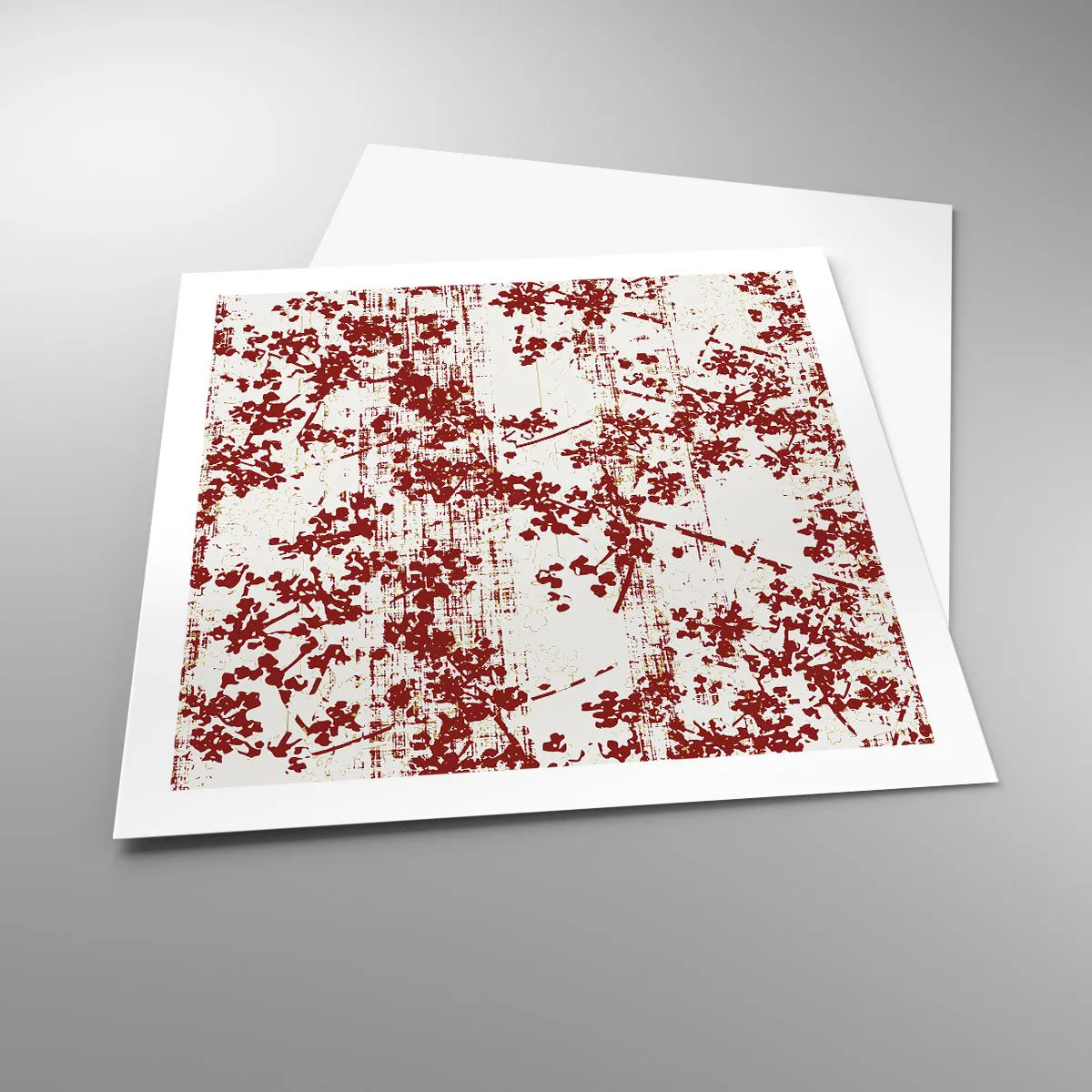 Affiche - Poster - Comme un calicot ancien - 60x60 cm