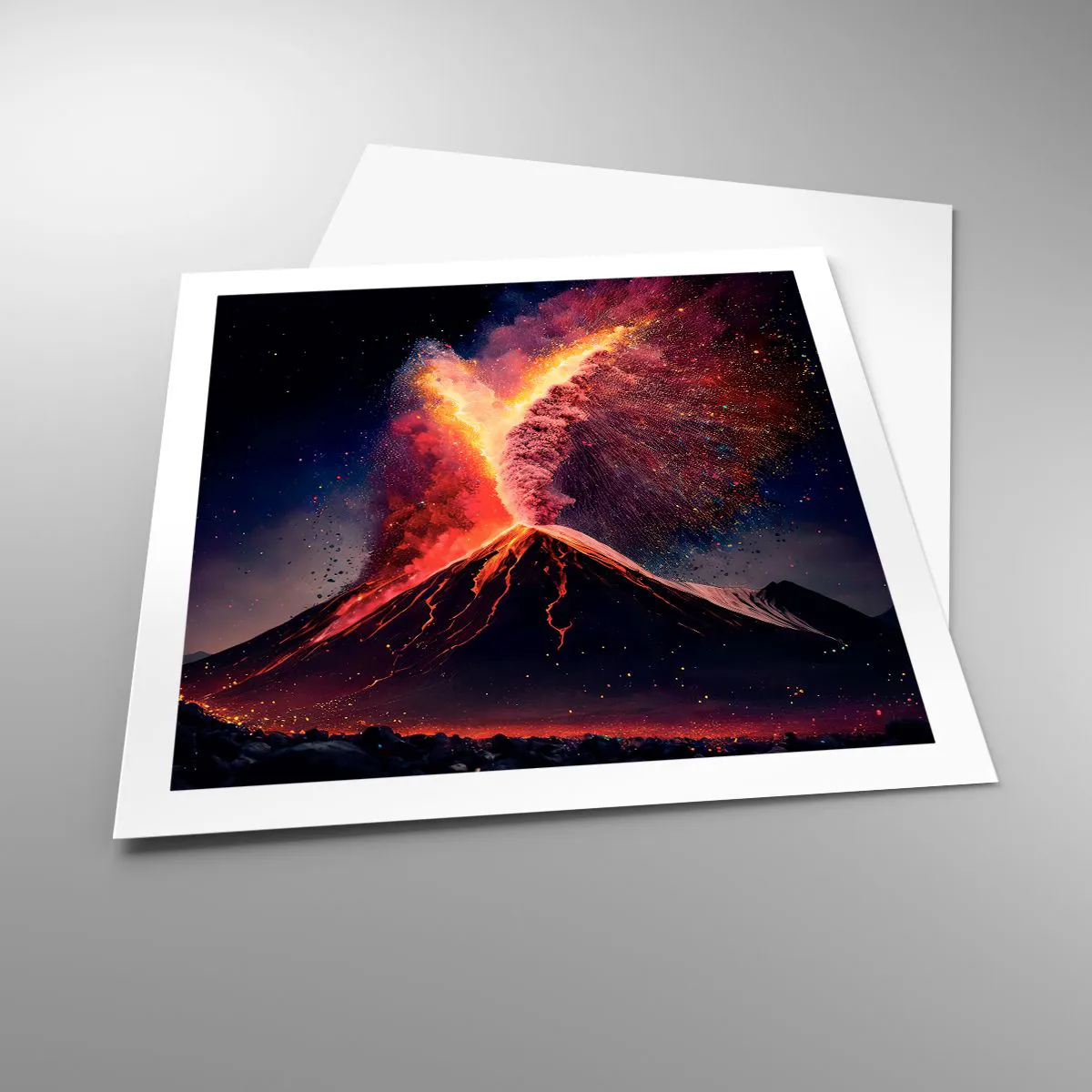 Plagát - Krása a hrôza - 60x60 cm