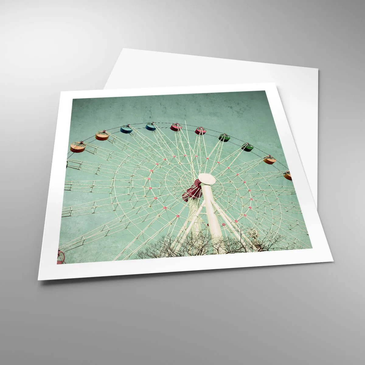 Plakat - Vi inviterer dig til at lege - 60x60 cm