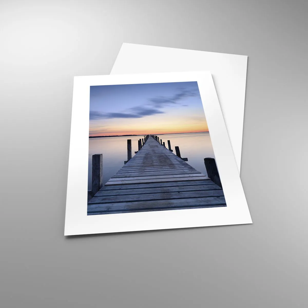 Póster - La calma de un crepúsculo sereno - 30x40 cm