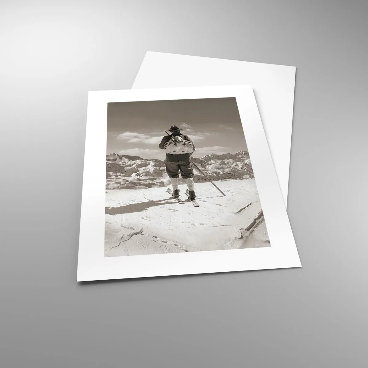 Affisch - Och fjällen är samma - 30x40 cm