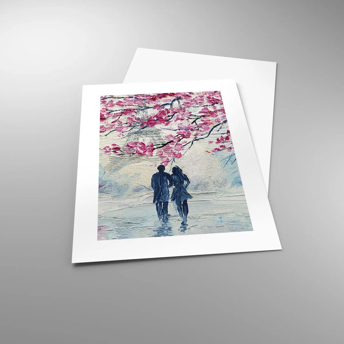 Plagát - Romantická prechádzka - 30x40 cm