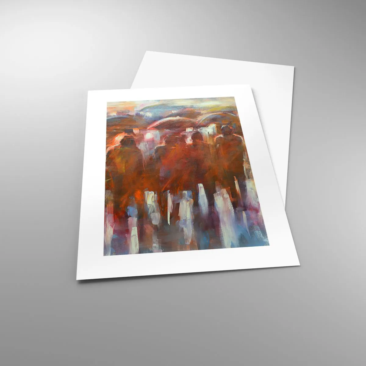 Plakat - Równi w deszczu i mgle - 30x40 cm