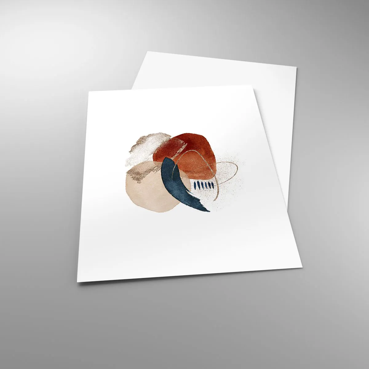 Poster - Ovale Komposition - 30x40 cm