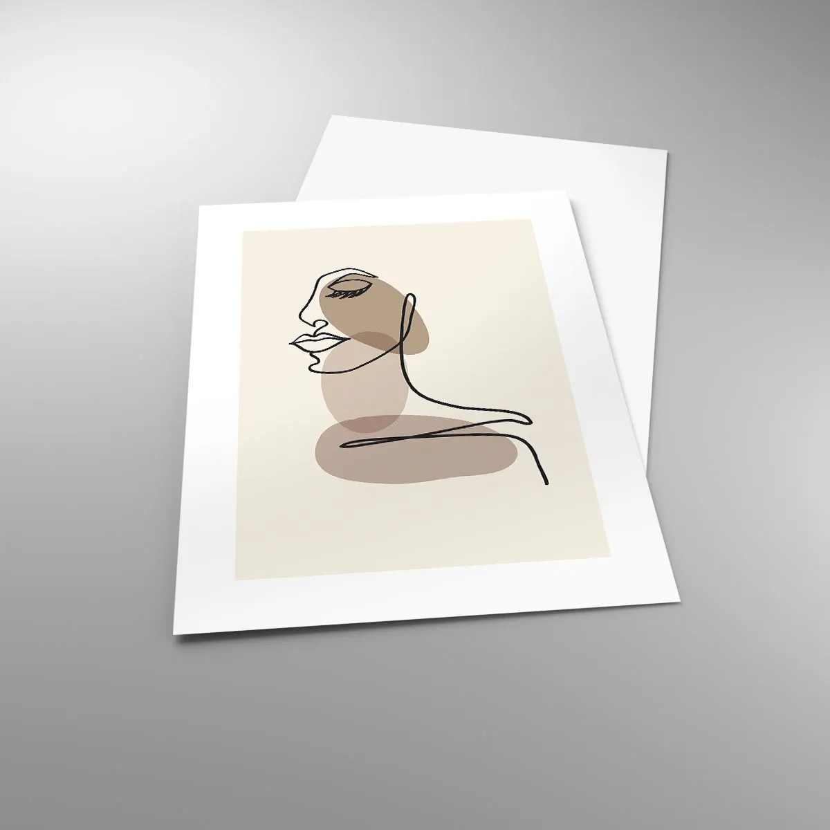 Poster - Listening to Herself - 30x40 cm