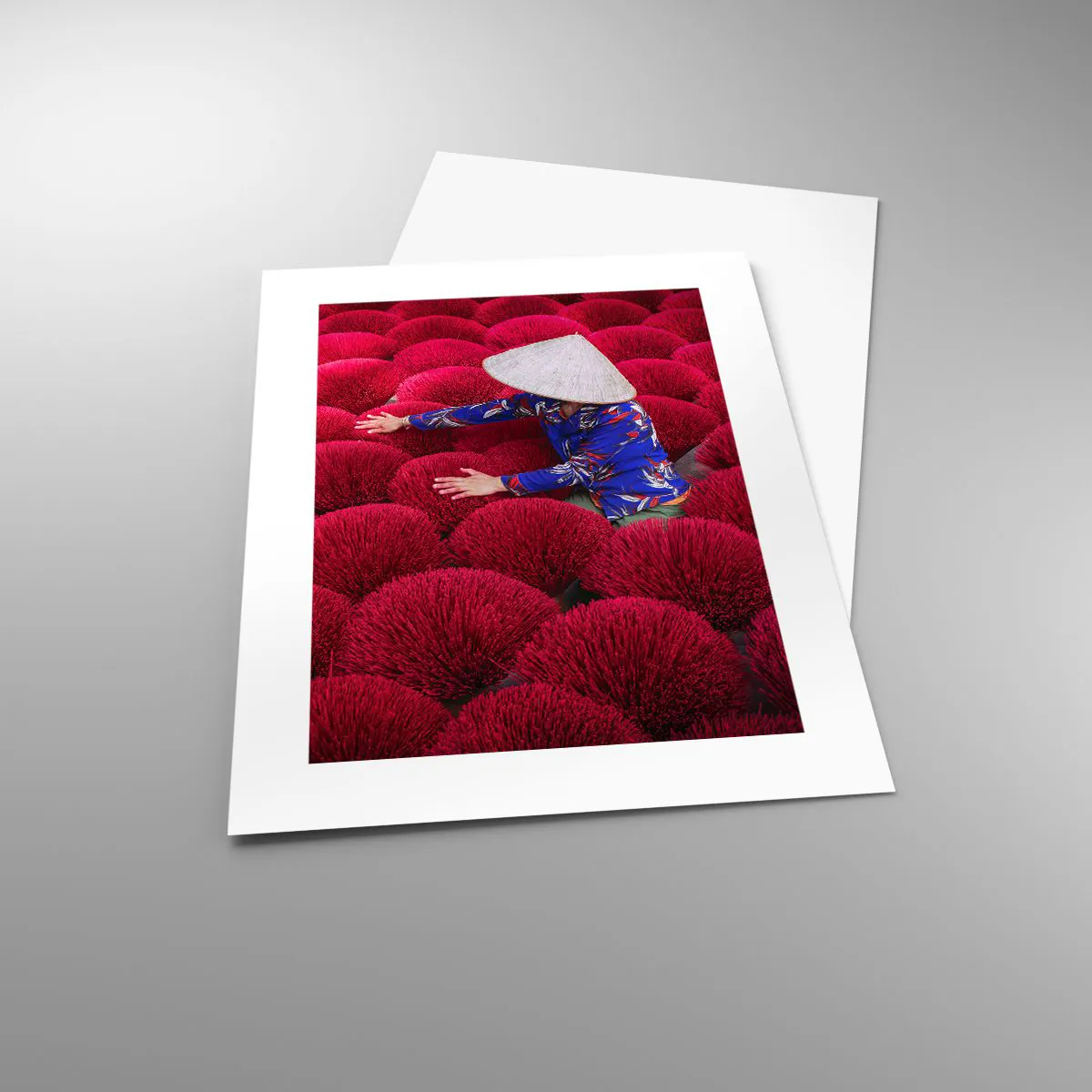 Plakat - I en rismark - 30x40 cm