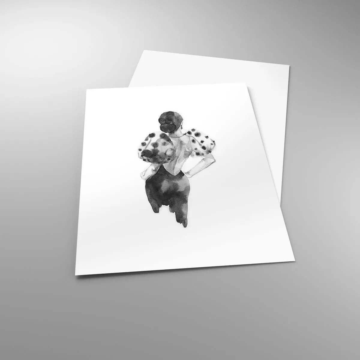 Poster - She Passed by - 30x40 cm