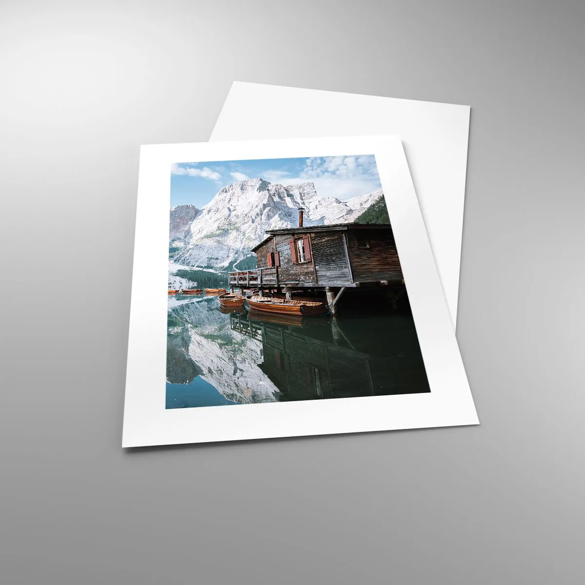 Poster - Kristallklarer Bergmorgen - 30x40 cm