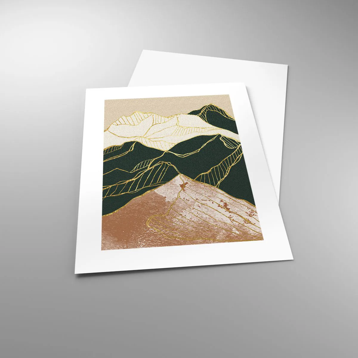 Poszter - Arany csúcsok - 30x40 cm