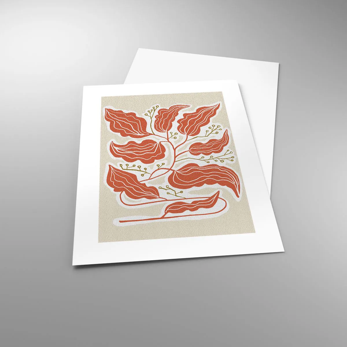 Plagát - Ľudovo a koralovo - 30x40 cm