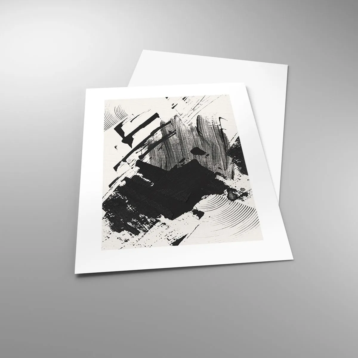 Affiche - Poster - Abstraction – expression du noir - 30x40 cm