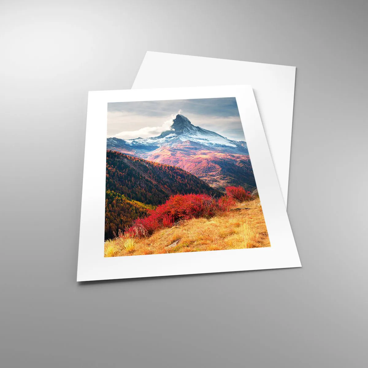 Affisch - Alpin höst - 30x40 cm