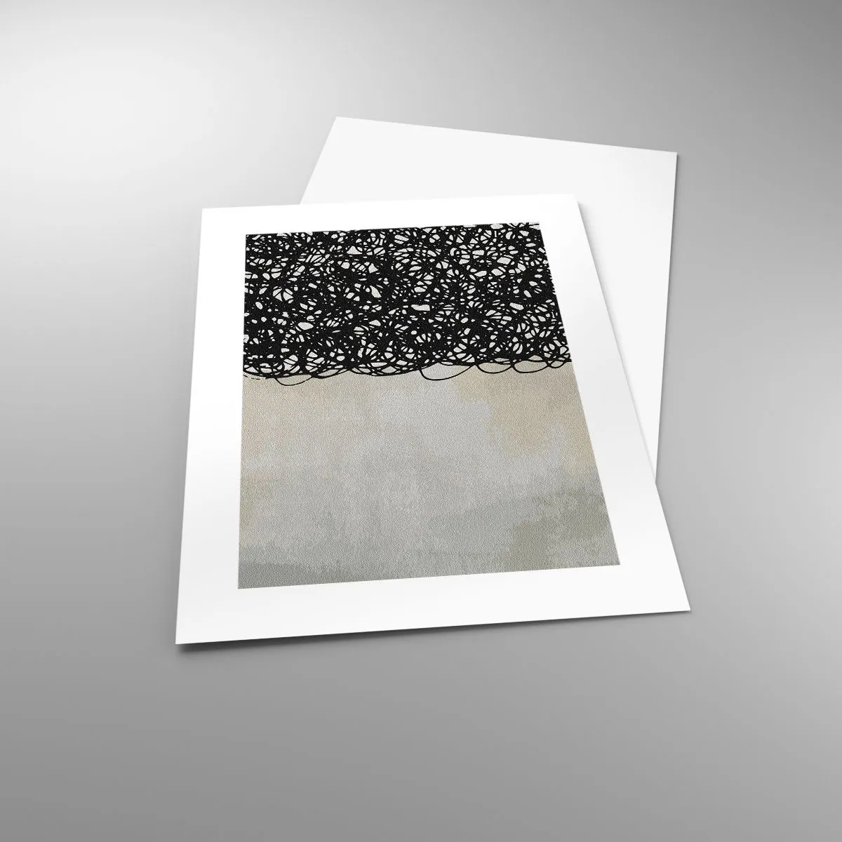 Plakat - Abstrakcja skłębiona - 30x40 cm