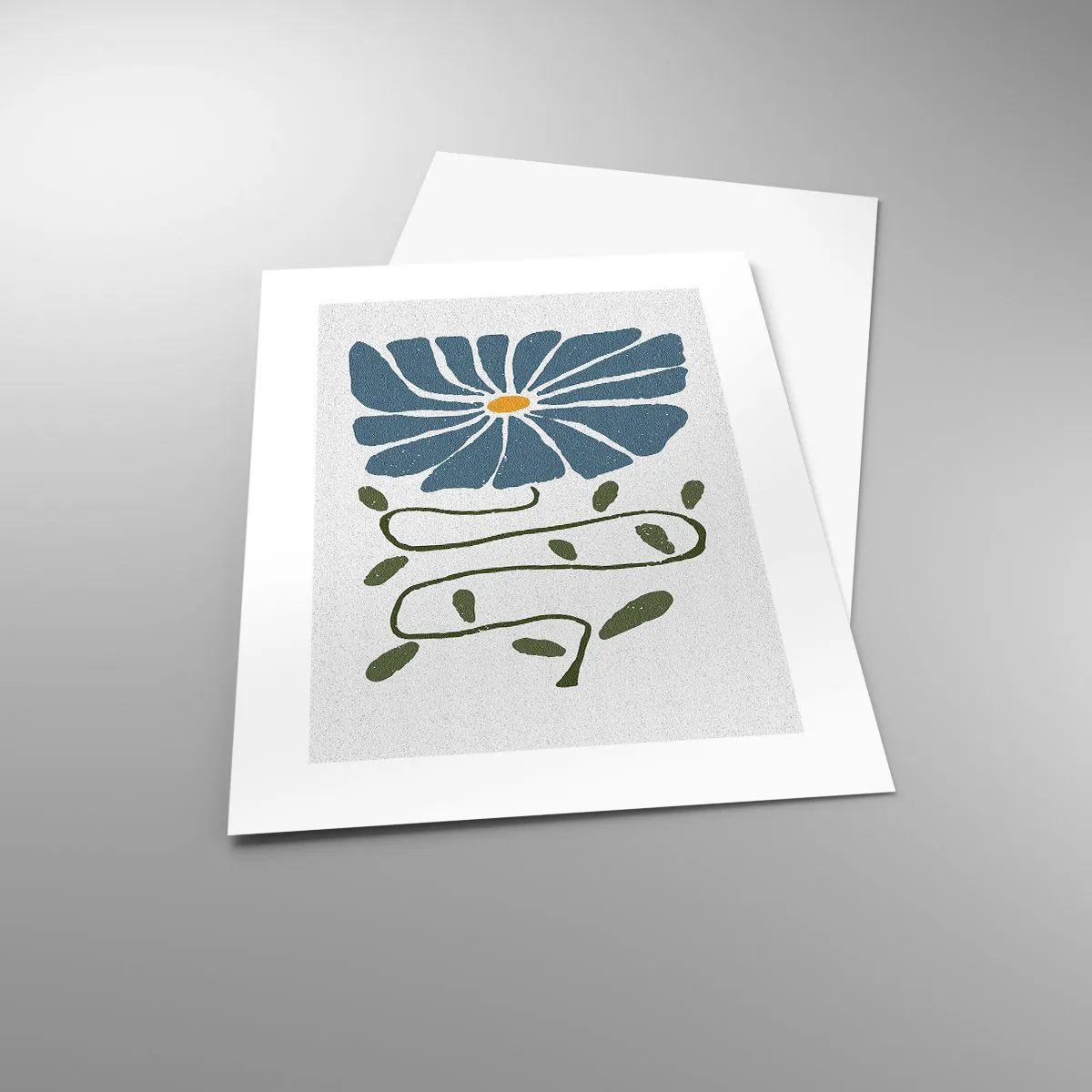 Poster - Van een tak tot een bloem - 30x40 cm