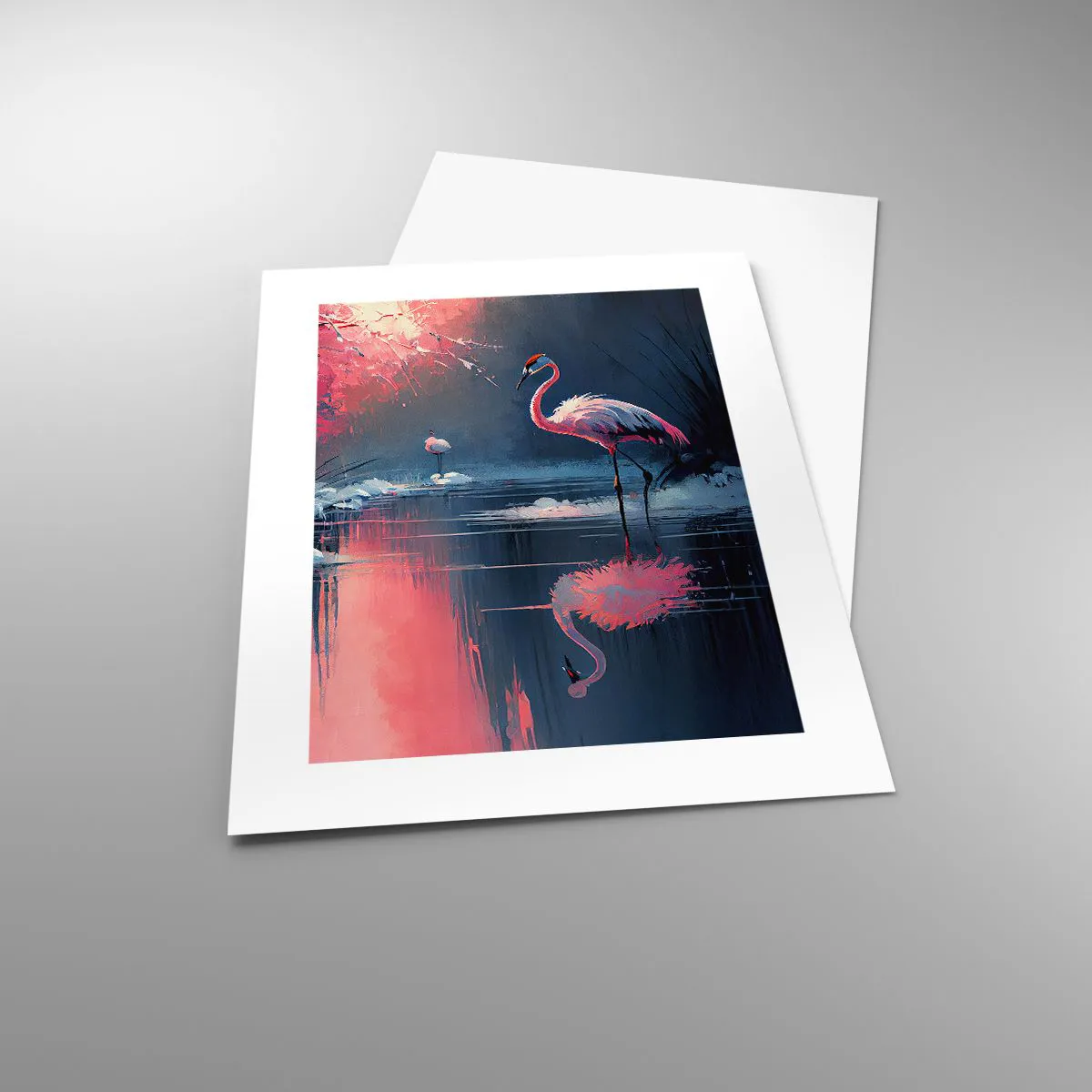 Affiche - Poster - La retraite d'un oiseau - 30x40 cm