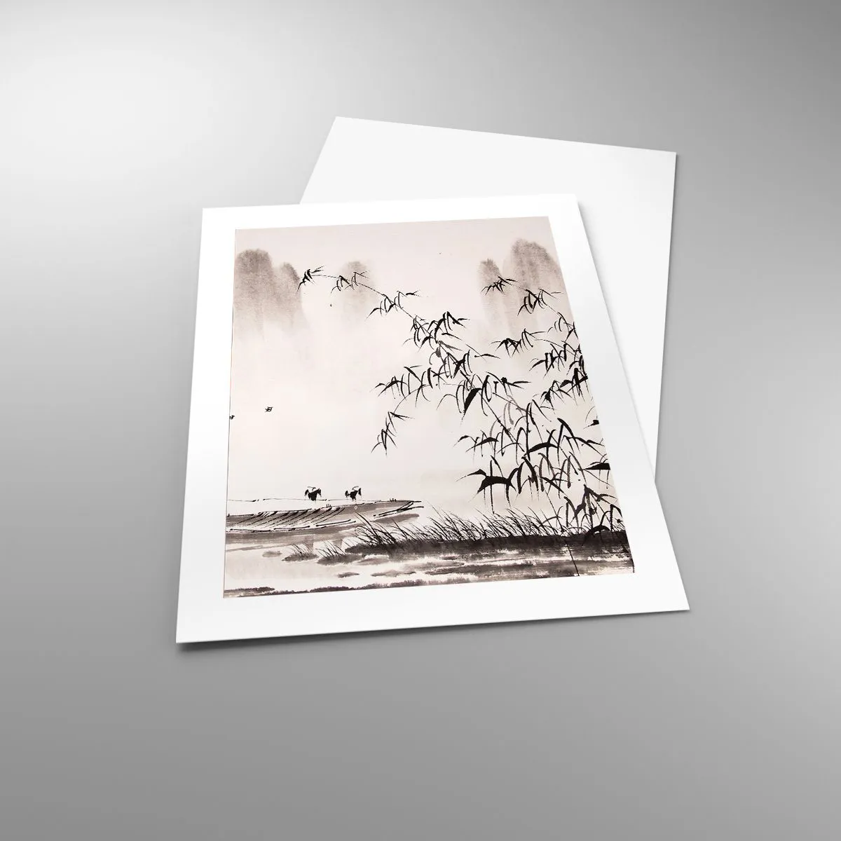 Poster - Die Stille der Reisfelder - 40x50 cm