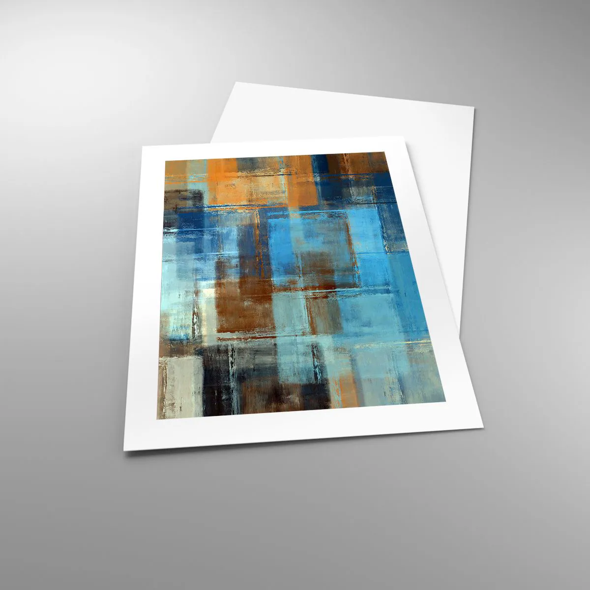 Plakát - Přes modrý závoj - 40x50 cm