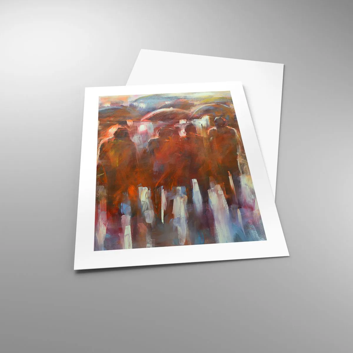 Affisch - Jämna i regn och dimma - 40x50 cm