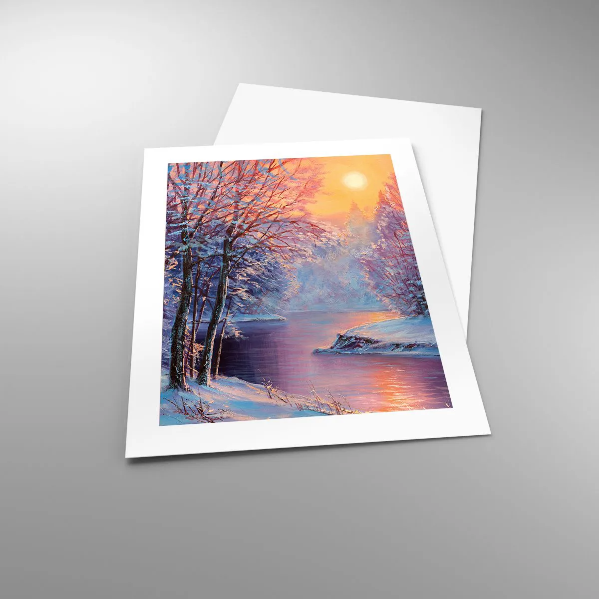 Plagát - Farby zimy - 40x50 cm