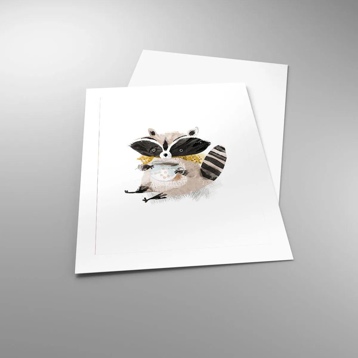 Affiche - Poster - Mon ami le raton laveur - 40x50 cm