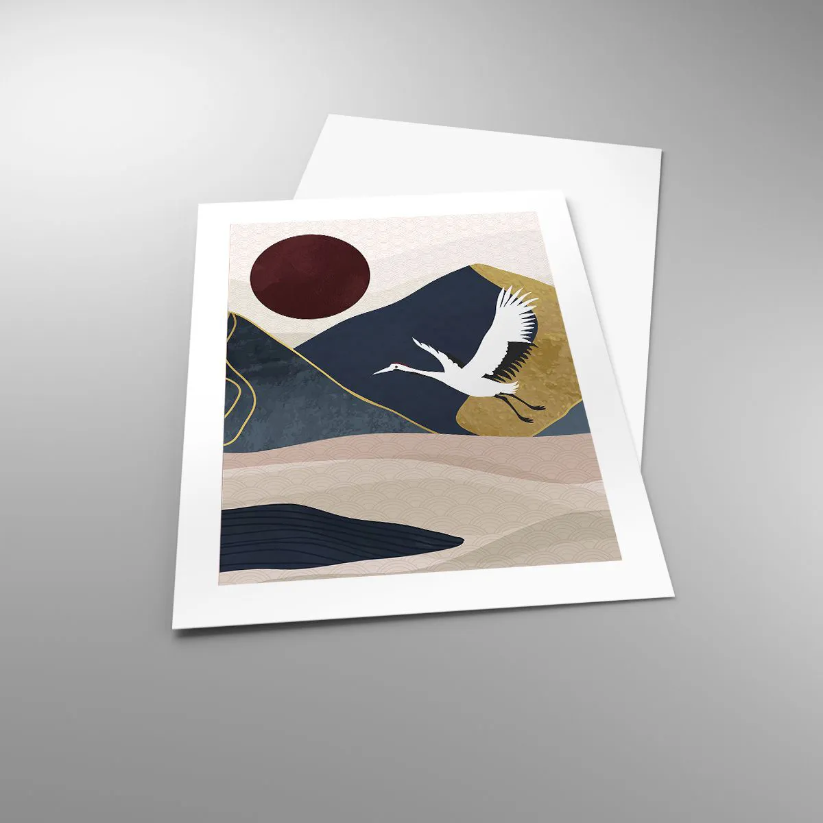 Affiche - Poster - Encore une fois, la journée s'est ÉCOULÉE - 40x50 cm