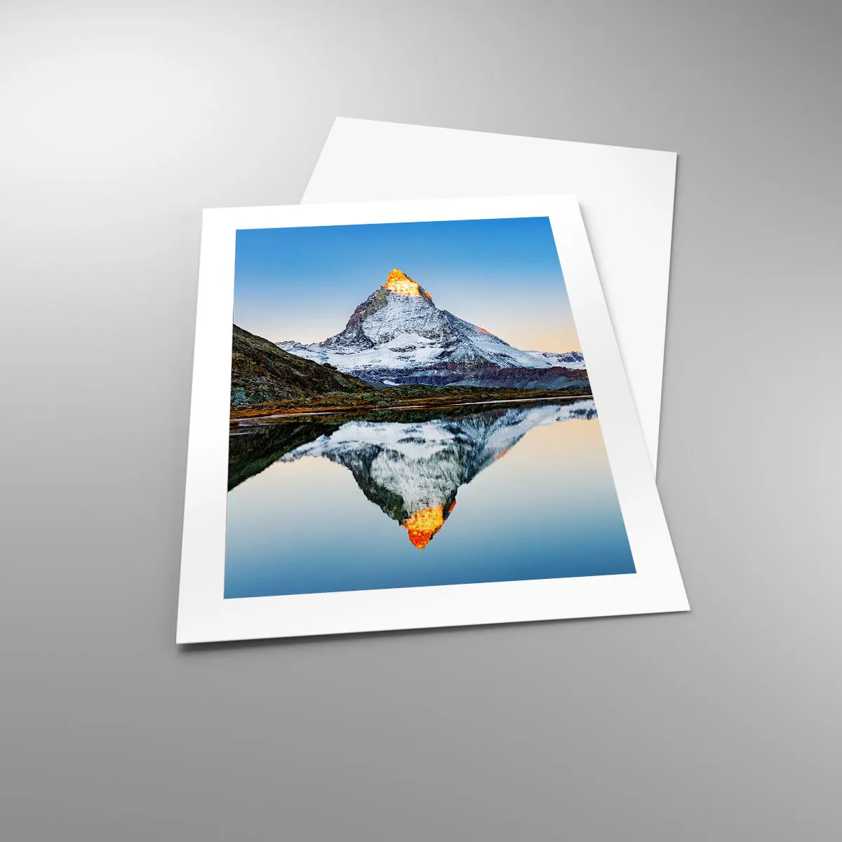 Affisch - Två världar - 40x50 cm