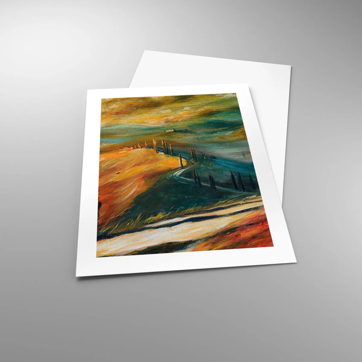 Plakat - Toskański pejzaż - 40x50 cm