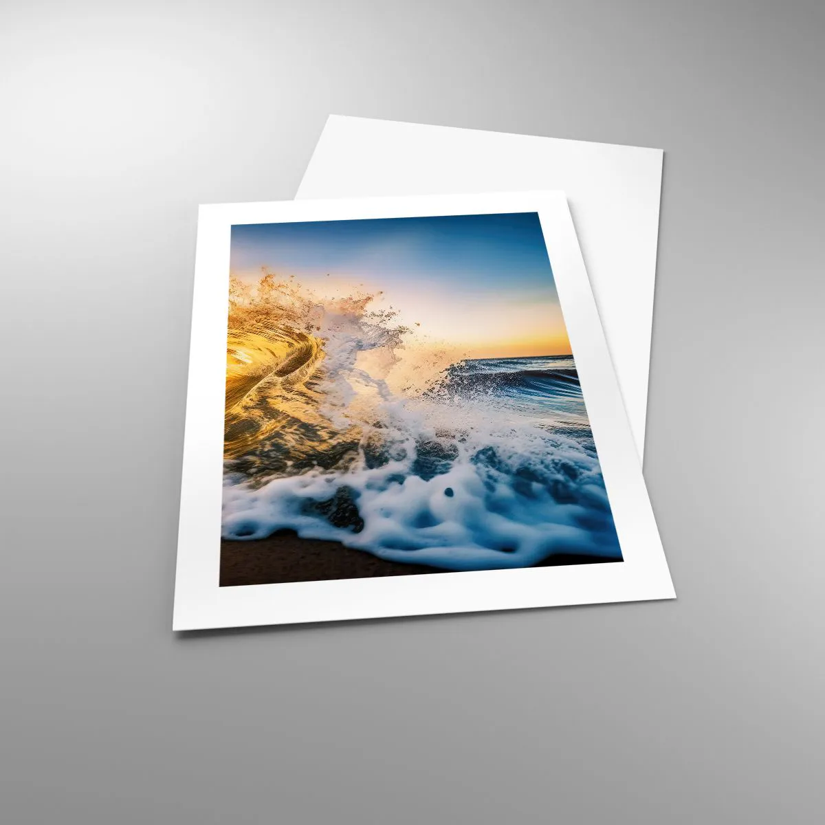 Póster - Jugando en la arena - 40x50 cm