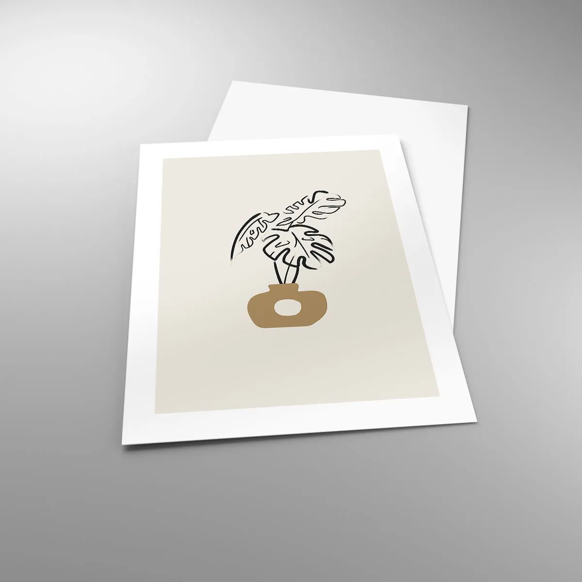 Plakat - Monstera – ozdoba domu - 40x50 cm