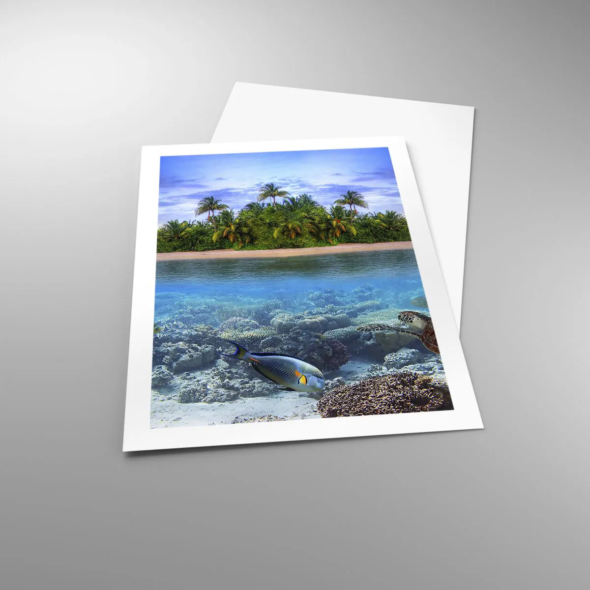 Poster - Heavenly Island Invites You - 50x70 cm