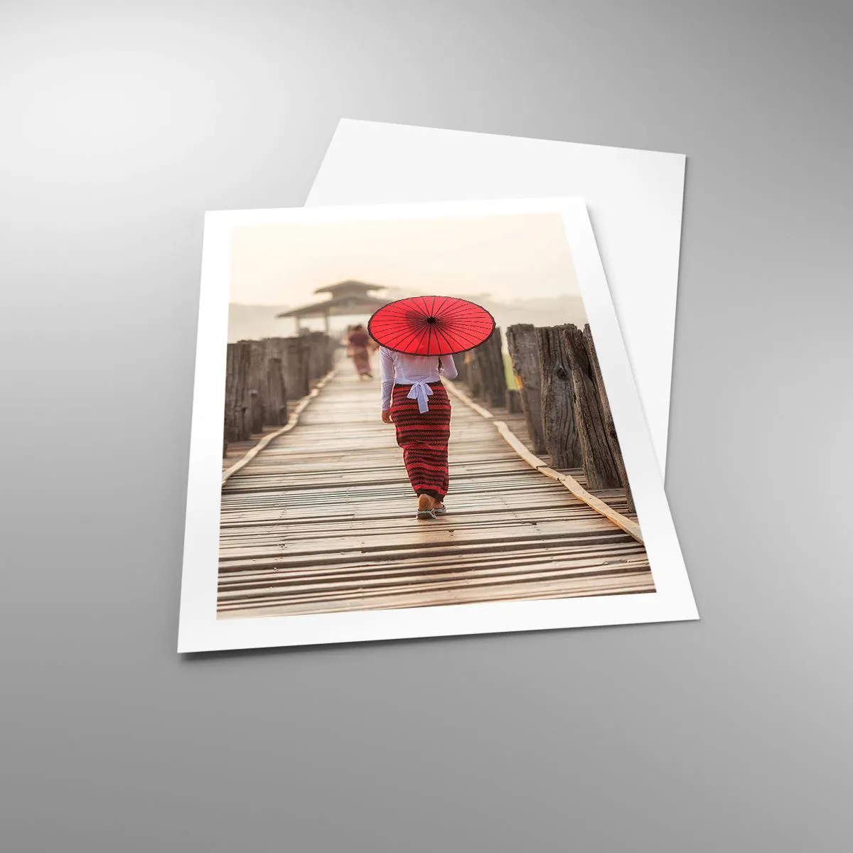 Affisch - På den gamla bron - 50x70 cm