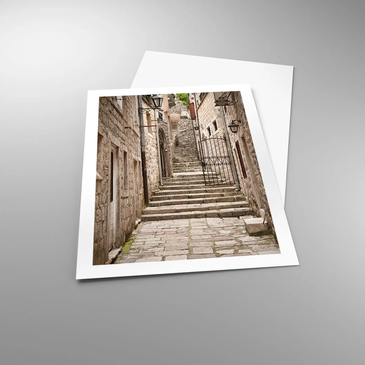Plakat - Magisk gammel gade - 50x70 cm