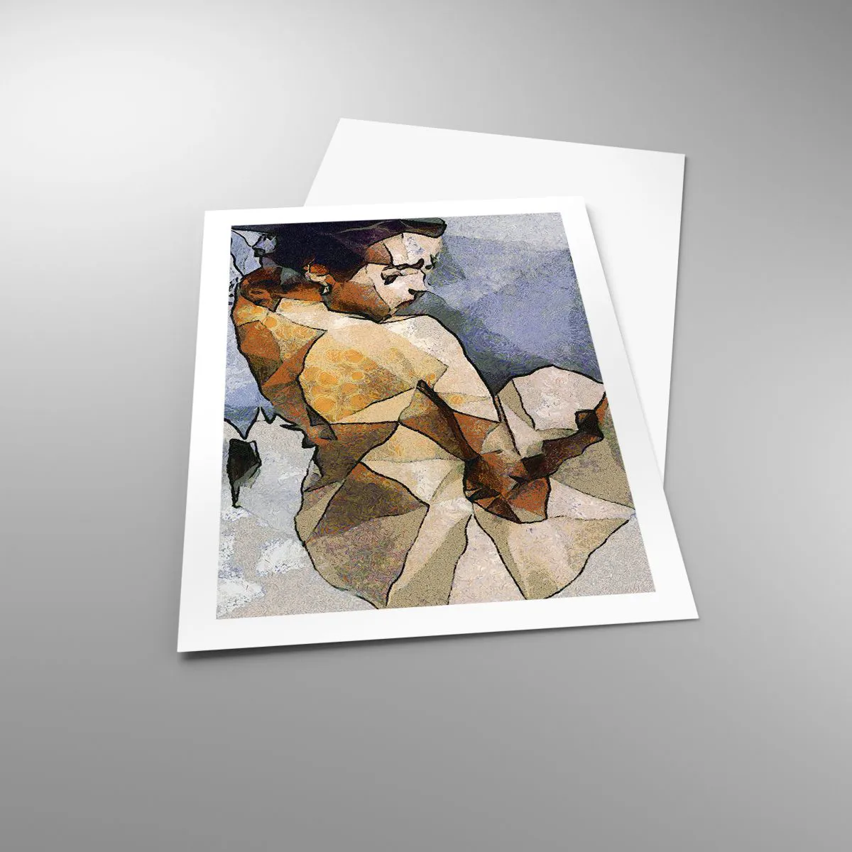 Poster - Fata cubismică - 50x70 cm