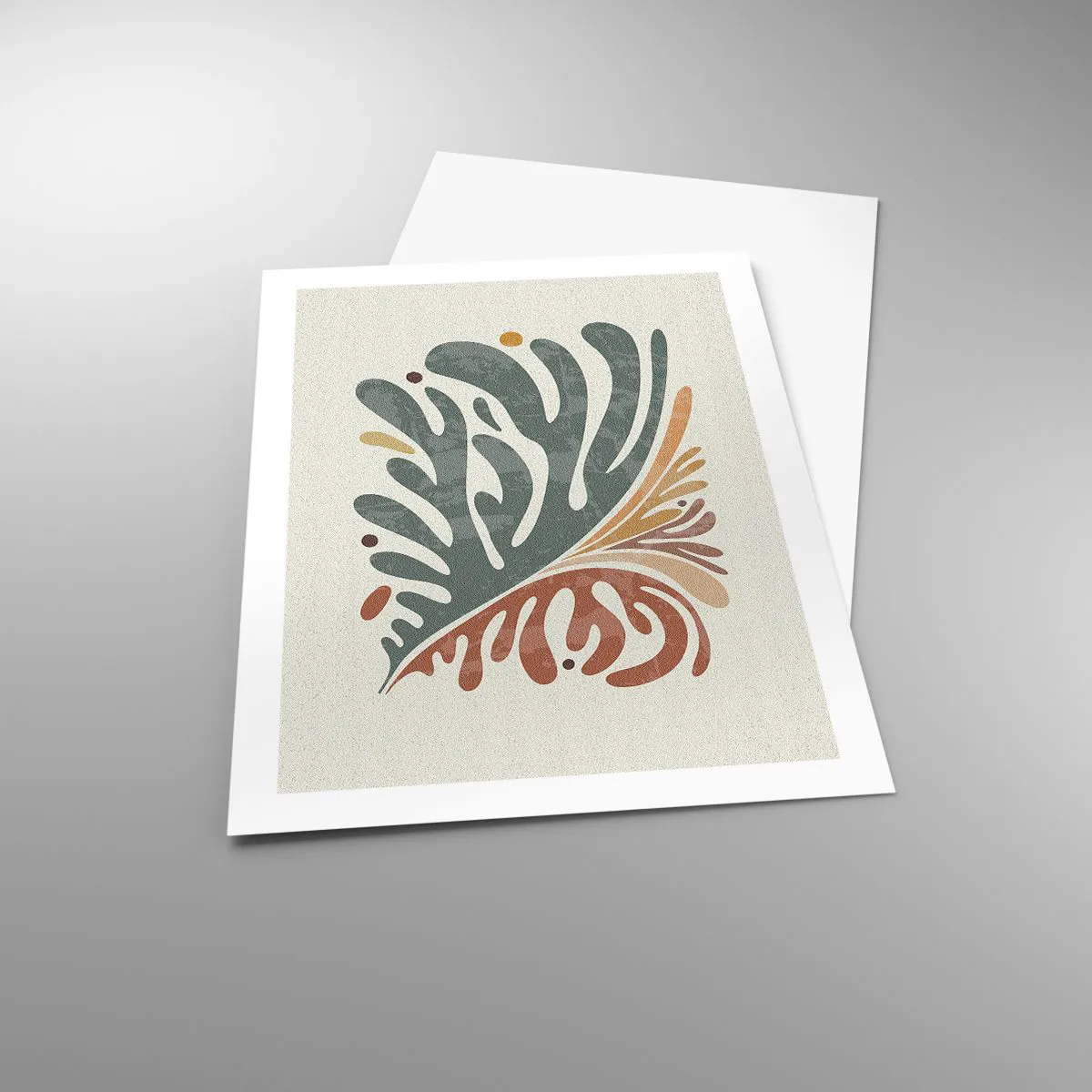 Poster - Multicolour Leaf - 50x70 cm