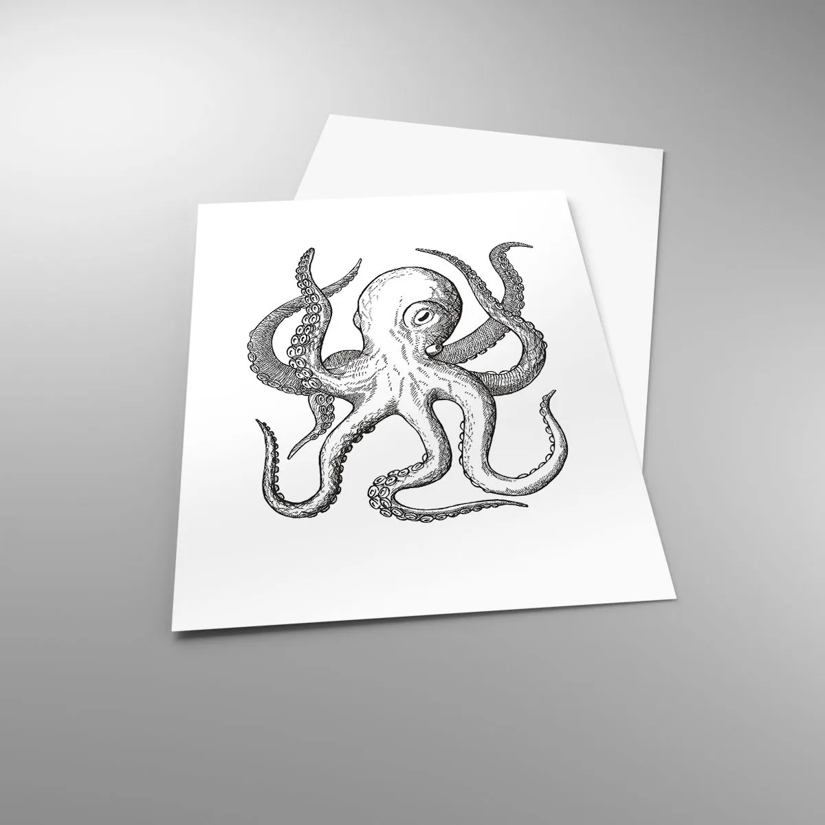 Plakat - Dans med bølger - 50x70 cm