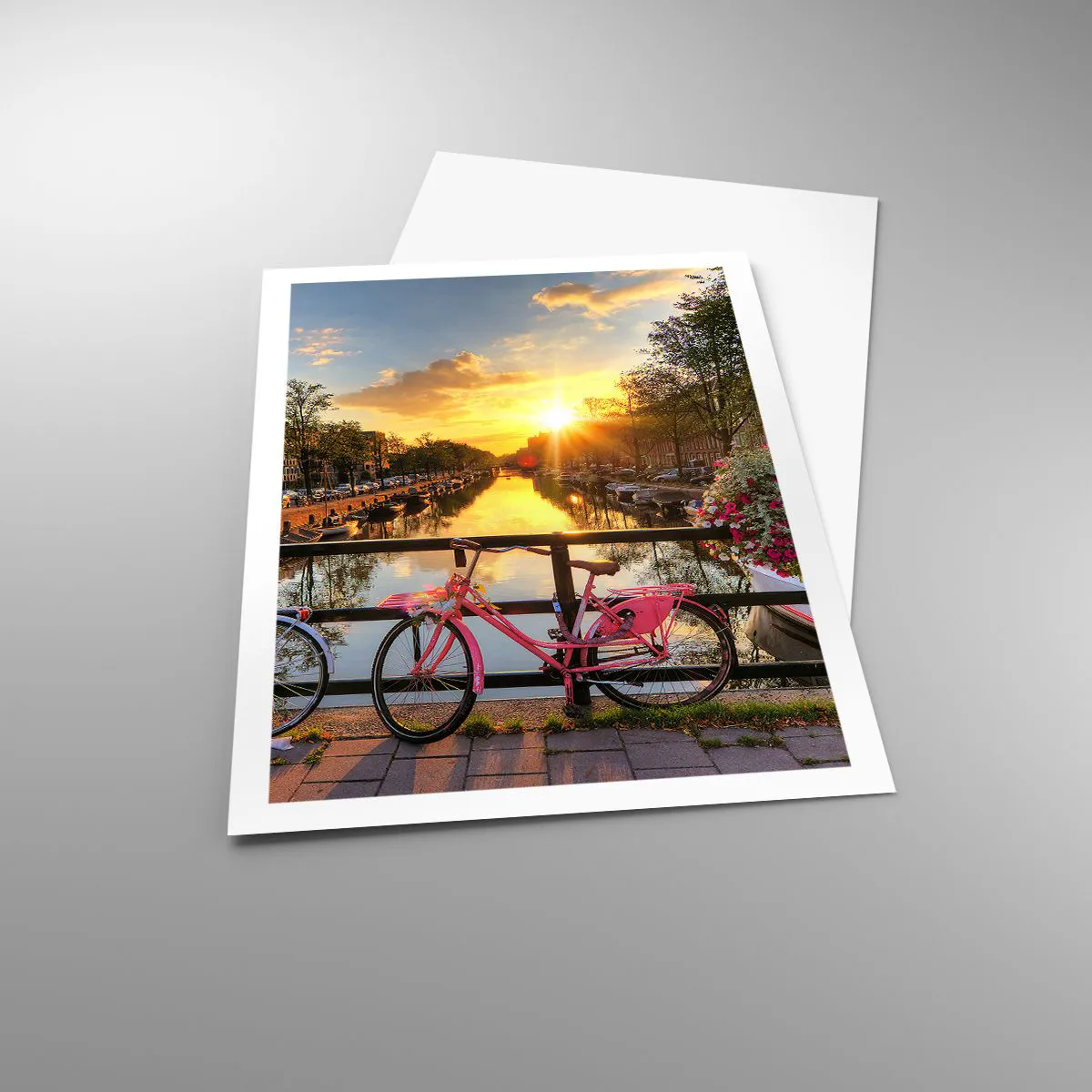 Poster - Spring Morning in Amsterdam - 61x91 cm