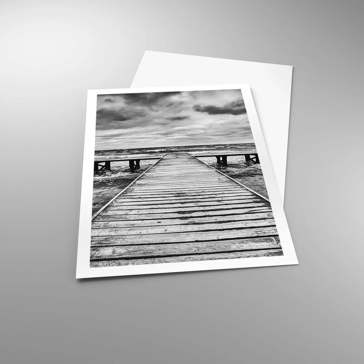 Plakat - Czekam na wiatr, co rozgoni… - 61x91 cm