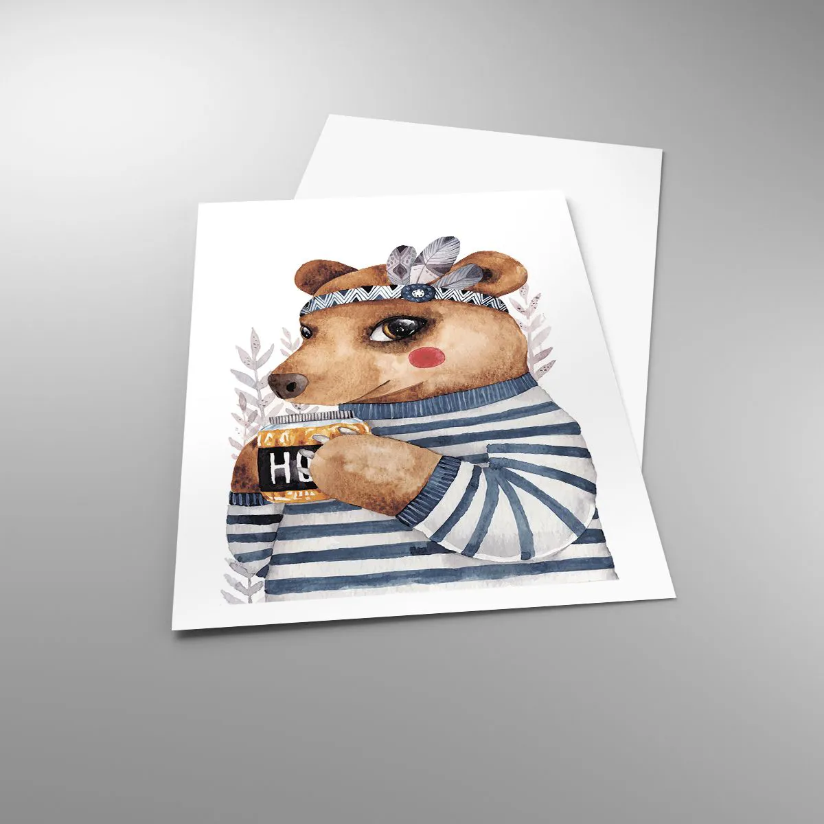 Poster - Sweet Lady Bear - 61x91 cm