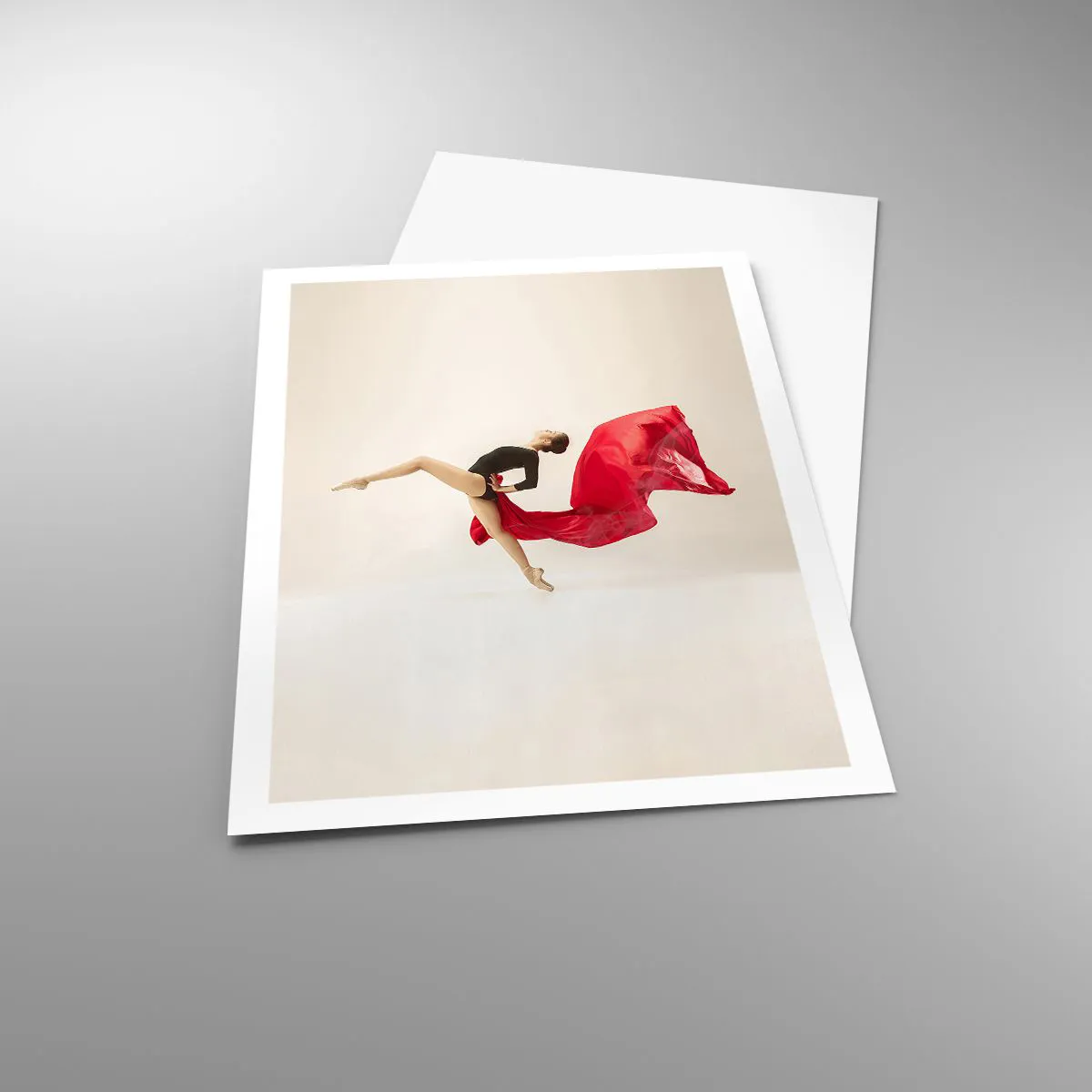 Plakat - Rød og sort - 61x91 cm