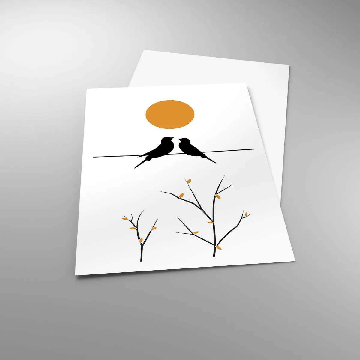 Poster - Seară cu privighetori - 61x91 cm