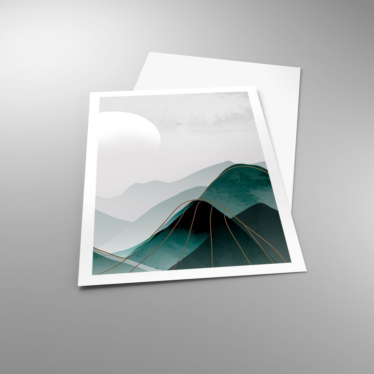 Poster Astrazione, Poster Paesaggio, Poster Arte, Poster Luna, Poster Montagne