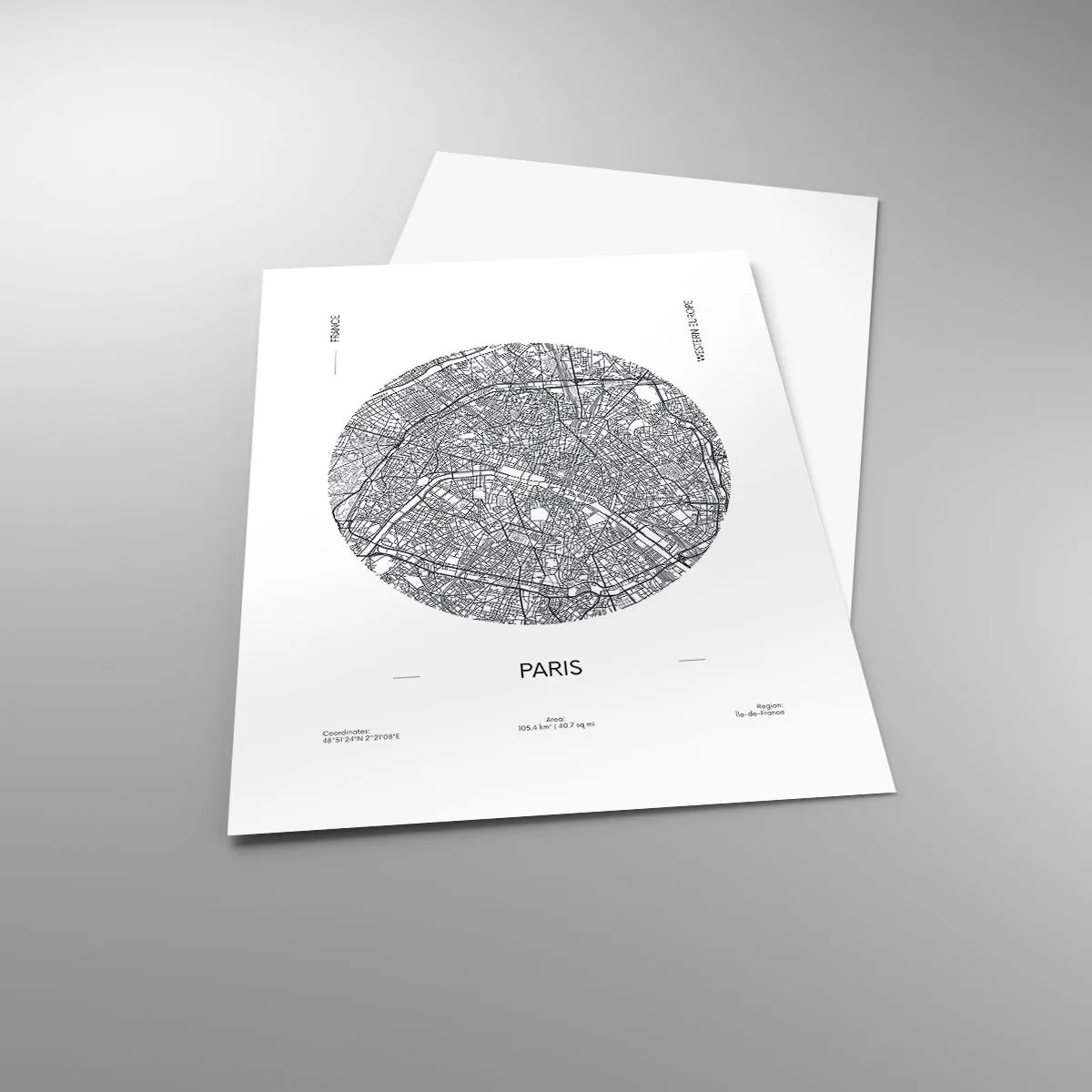 Plakát - Anatomie Paříže - 61x91 cm