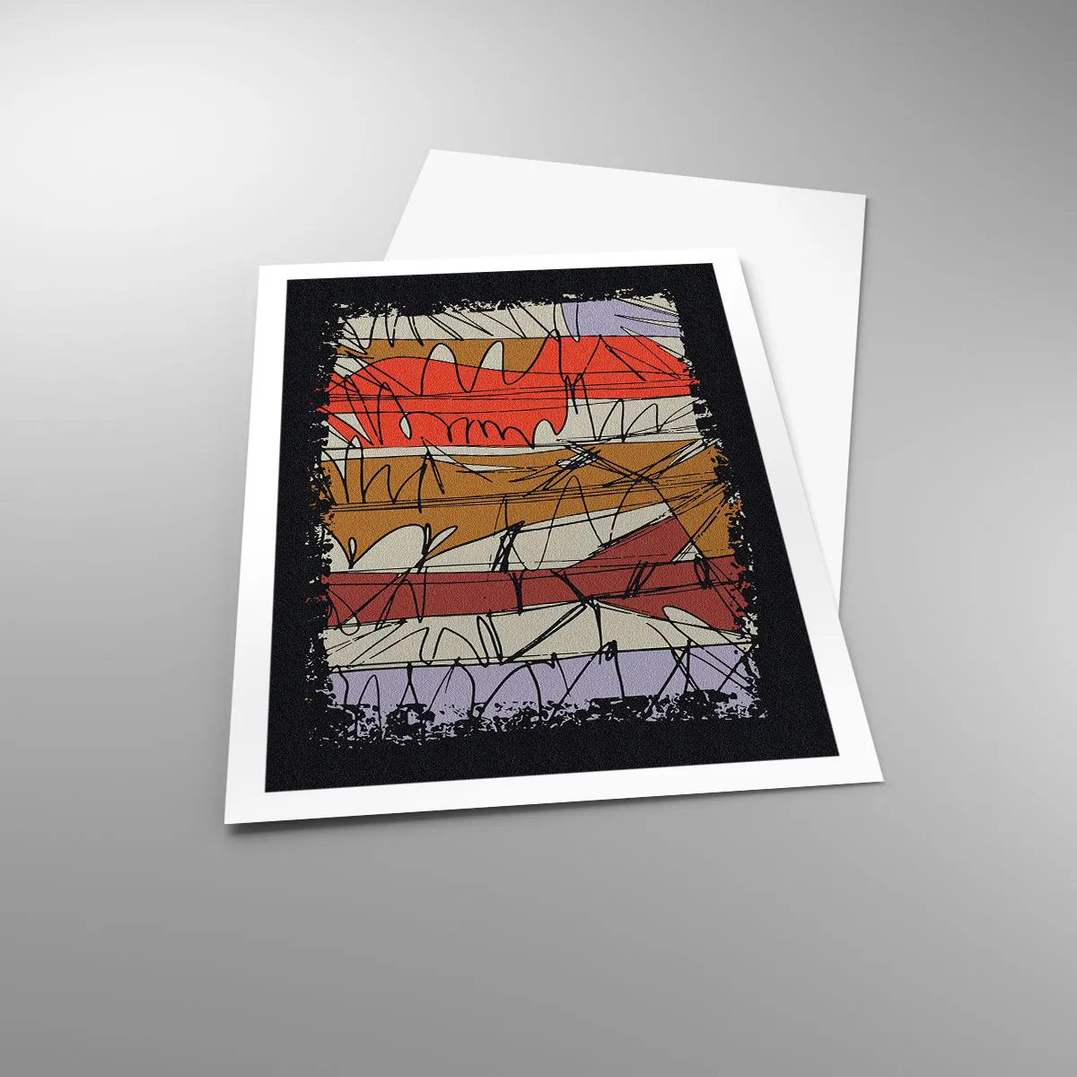 Affisch - Spontan komposition - 61x91 cm