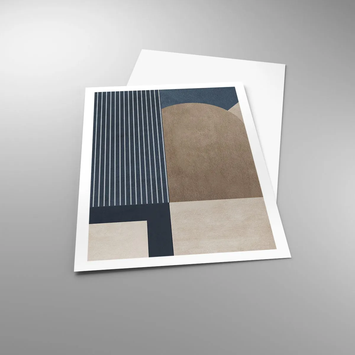 Poster - Composition of Simplicity and Curvature - 61x91 cm